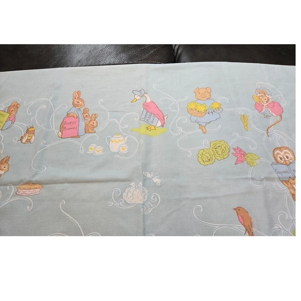 Frederick Warne Beatrix Potter Peter Rabbit Fitted Sheet & Pillowcase‎ Set Good